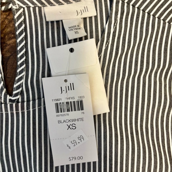 J. Jill Tie Front Blouse, NWT! Women’s XS - Picture 5 of 7